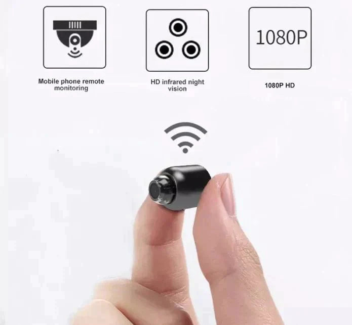 NanoCam | Compacte WiFi-beveiligingscamera met nachtzicht