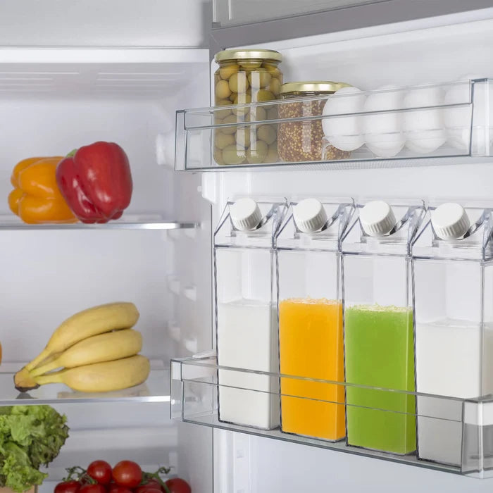 CrystalCart | Transparante Melkkarton – BPA-vrije Voedselveilige Plastic Fles