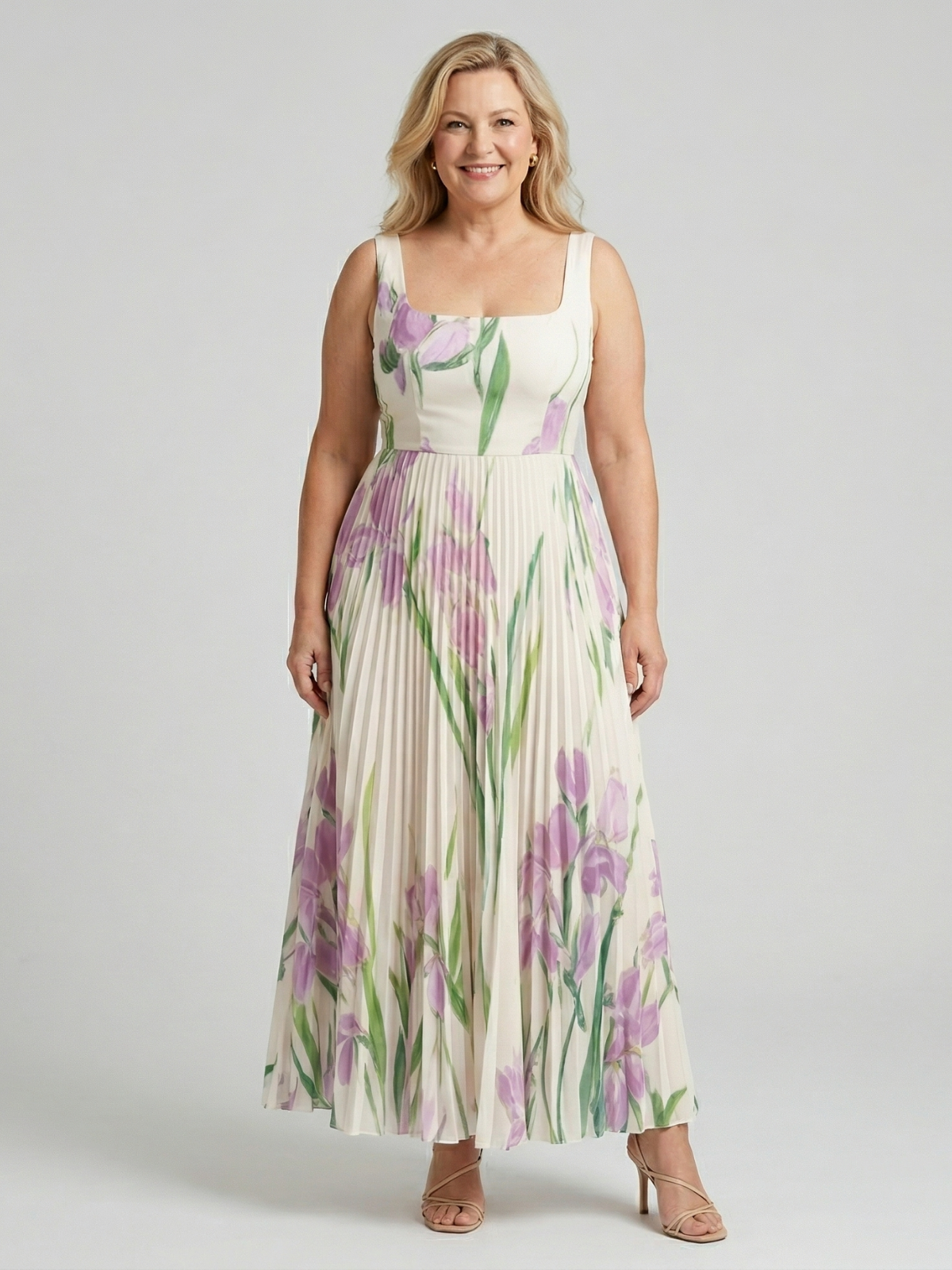 Wumi | Boho bloemen maxi-jurk voor dames – elegante, zwierige A-lijn lange jurk