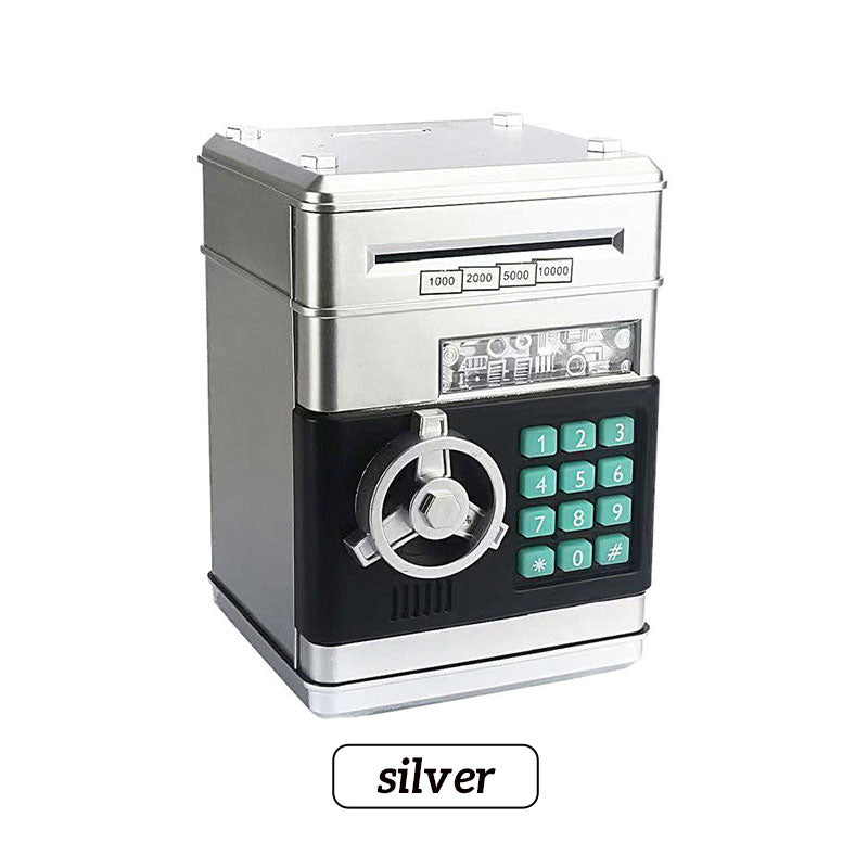 MiniVault | ATM-spaarpot met wachtwoord, elektronische munt- en geldkluis, spaarpot voor kinderen