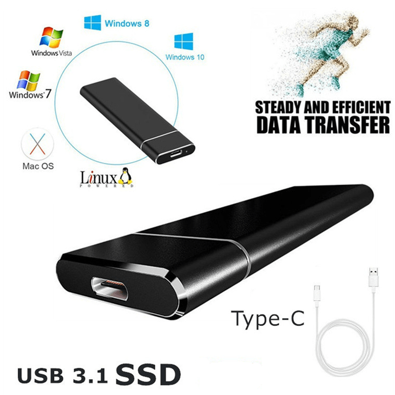 VoltDrive | Draagbare Ultra Snelle Externe SSD Harde Schijf - Snelle Gegevensopslag