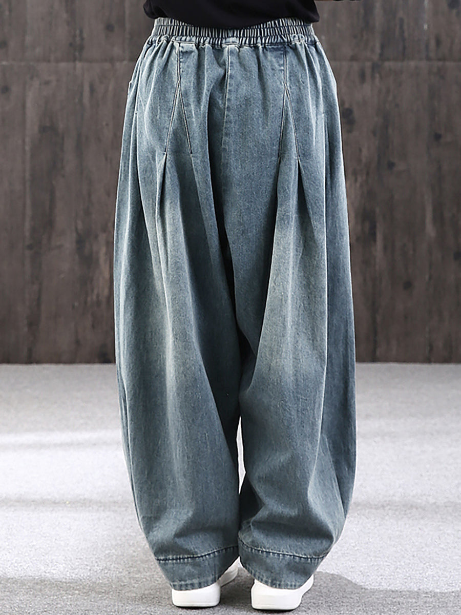 Yalira | Dames Baggy Jeans – Casual Losse Pasvorm, Zachte Denim, Comfortabele Broek