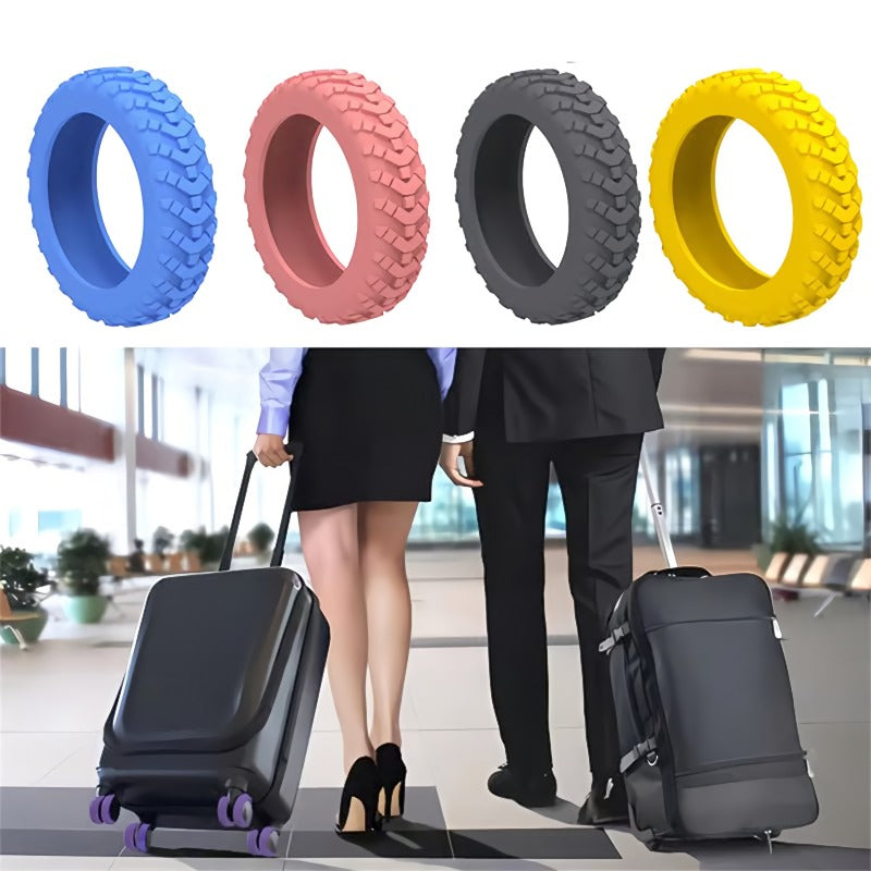 WheelGuard | Bagagewielbeschermers – 4 stuks, duurzame wielbeschermers voor reiskoffers, kras- en stootvast