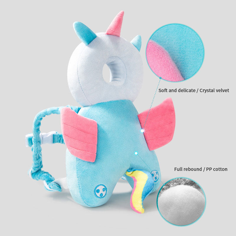 LilNest | Babyhoofdbeschermingskussen – Zacht, schokabsorberend veiligheidskussen voor baby's en peuters