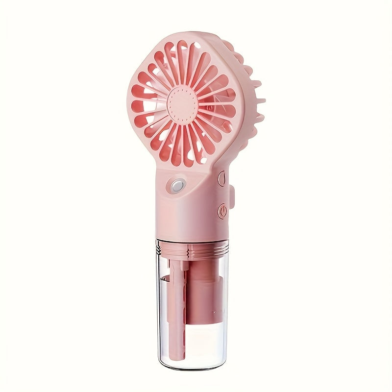 HydraFan | Oplaadbare Handheld Nevelventilator - USB-C Minikoelventilator met Waternevel