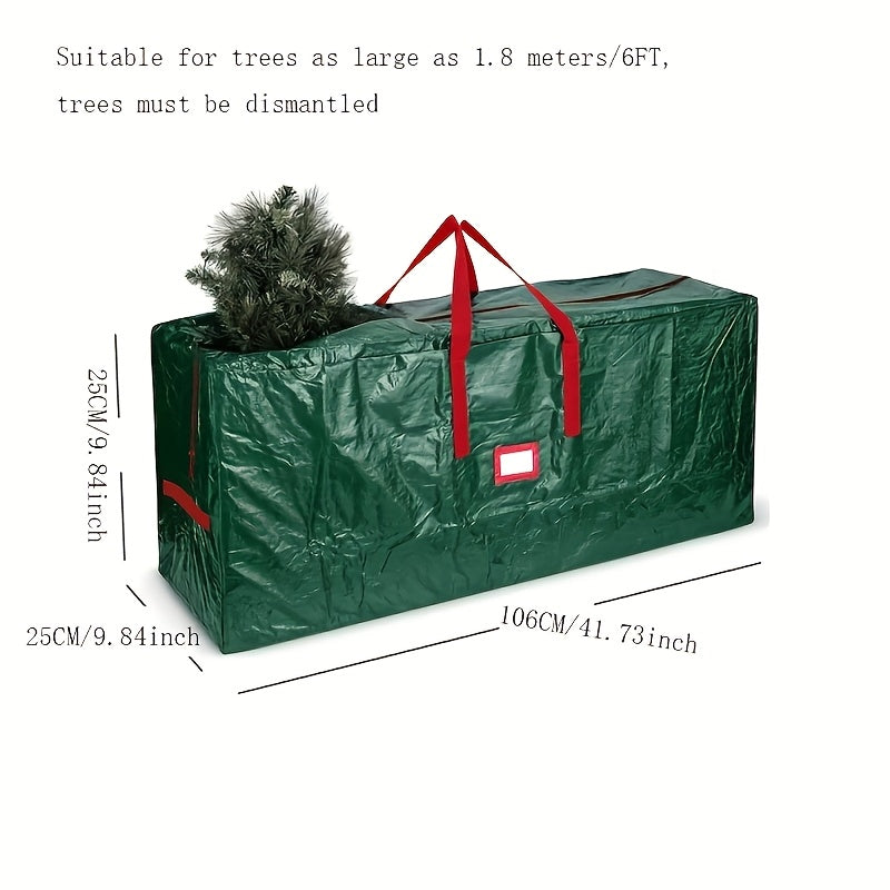 TreeTote | Grote opbergtas voor kerstbomen, water- en stofdicht, geschikt voor bomen van 2,1 tot 2,7 meter