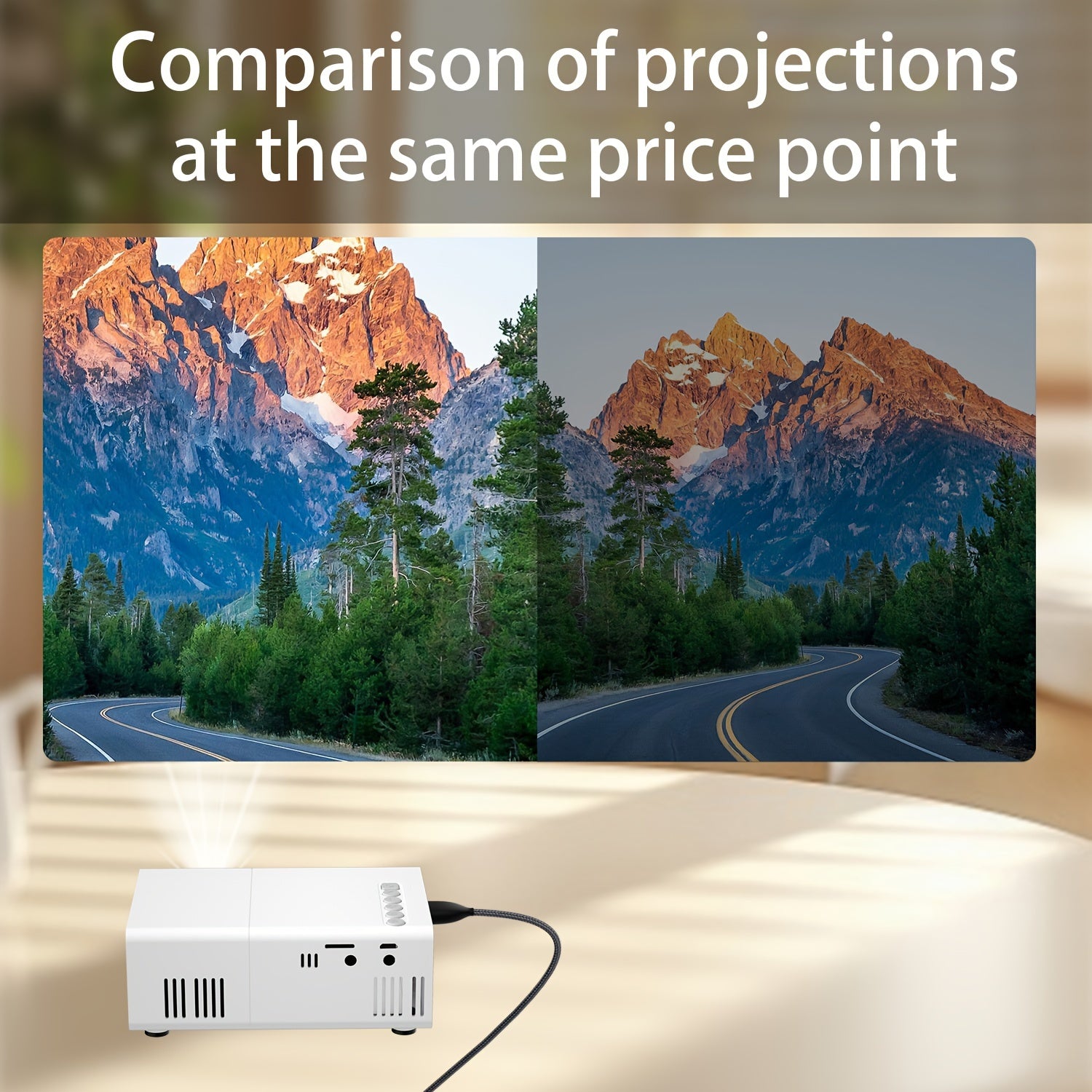 Projecta | Draagbare Miniprojector - Compatibel met Android/iOS/Windows & TV-sticks