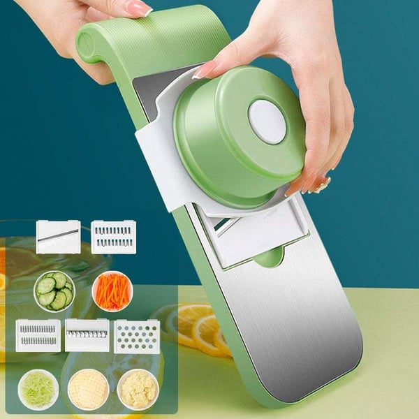 SliceMaster | Multifunctionele groentesnijder, snijder en hakker voor eenvoudige voedselbereiding