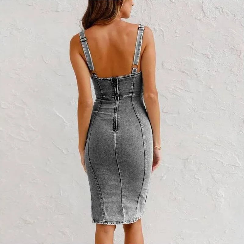 Sazi | Off-shoulder halter midi-jurk voor dames – elegante zwierige partyjurk