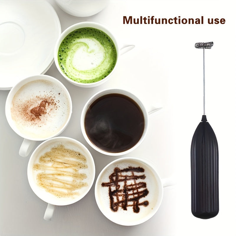 FrothPro | Handheld elektrische melkopschuimer - drankmixer op batterijen voor koffie, latte en warme chocolademelk - draagbare schuimmaker