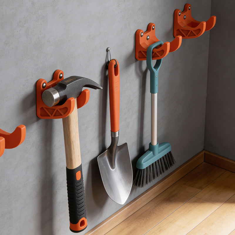 ToolAnchor | Tuingereedschap Houder – Wandgemonteerde Opbergrek voor Bezem, Schep, Hark & Schoffel
