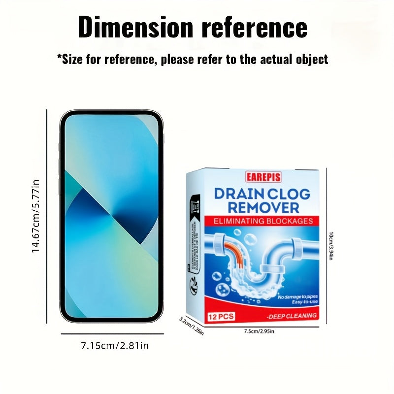 PipeMate | 1 doos krachtige afvoer- en leidingreiniger – ontstopt afvoeren, verwijdert geurtjes