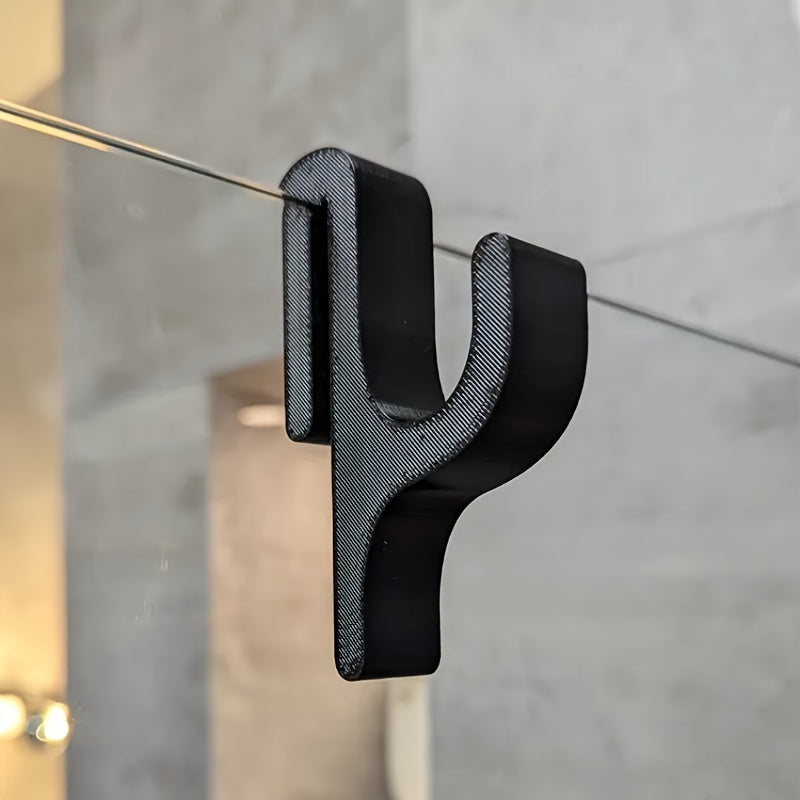 ShineHook | Premium 8 mm glazen douchedeurhaak – Stevige handdoek- en kledinghanger voor de badkamer