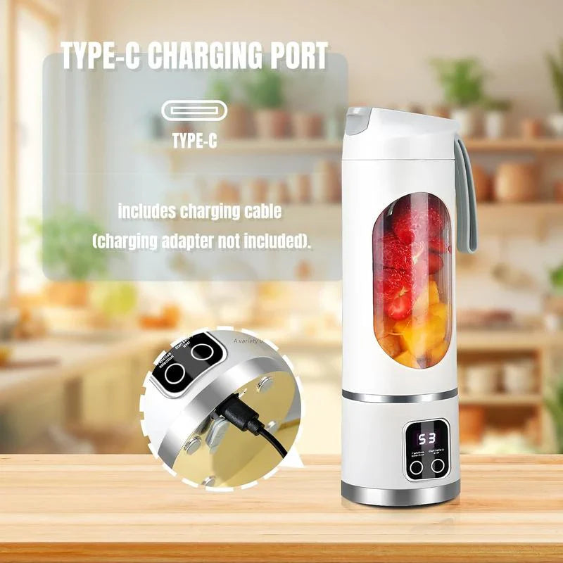 JuiceMate | Draagbare draadloze elektrische citruspers – sinaasappel-, citroen- en limoensapper