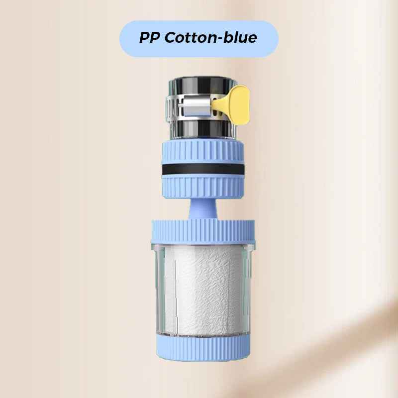 FlowPure | Waterfilter voor kraan – Op de kraan te monteren zuiveringsapparaat, spatwaterdicht