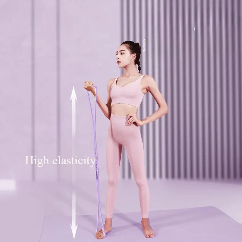 Flex8 | Elastische fitnessband in de vorm van een 8 voor kracht en stretching