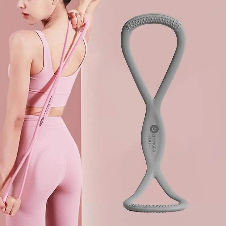 Flex8 | Elastische fitnessband in de vorm van een 8 voor kracht en stretching