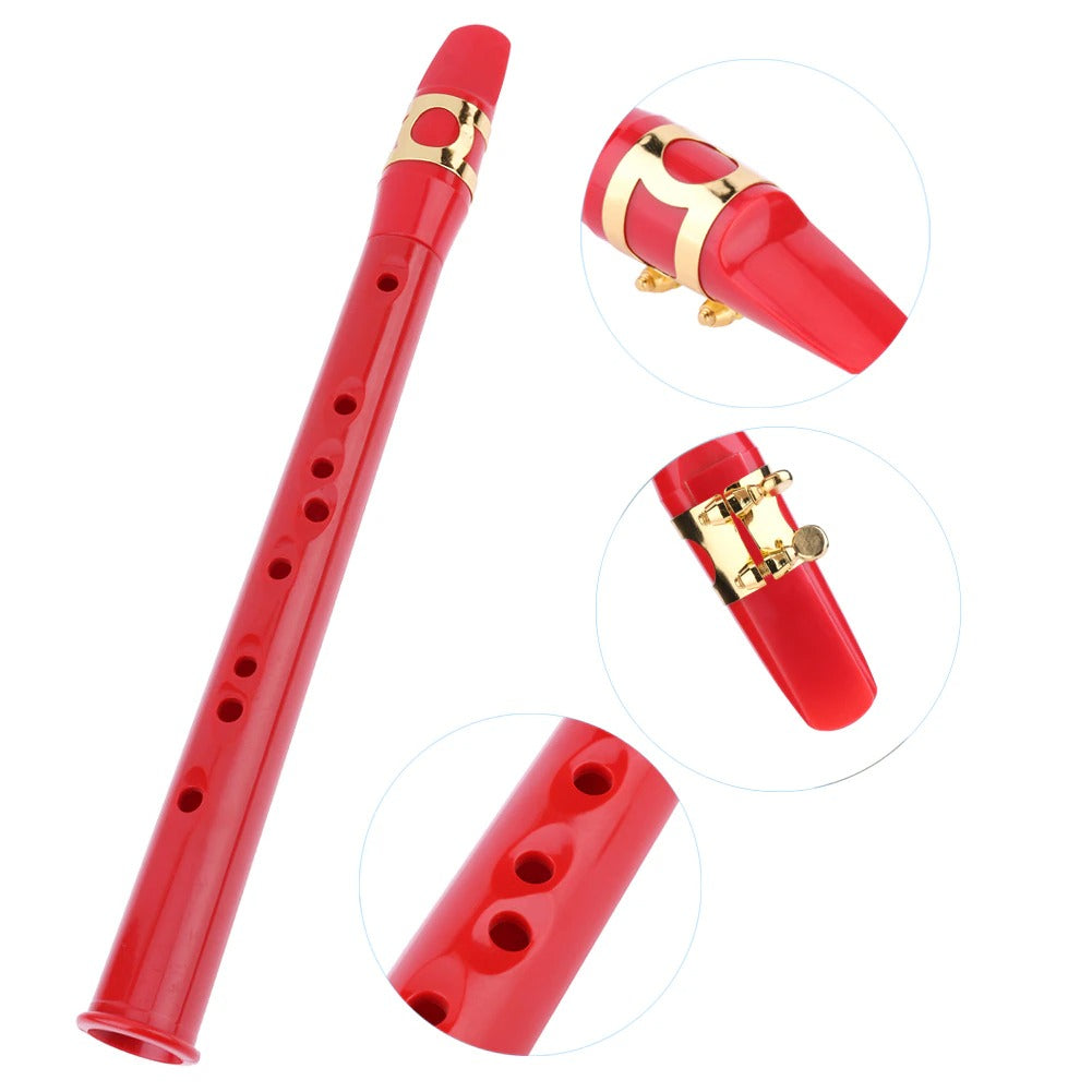 PocketJazz | 8-gaats mini zaksaxofoon met accessoires - beginnersvriendelijk, draagbaar, professioneel geluid