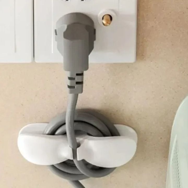 CableMate | Zelfklevende kabelopbergers - 10 stuks, duurzaam, ruimtebesparend