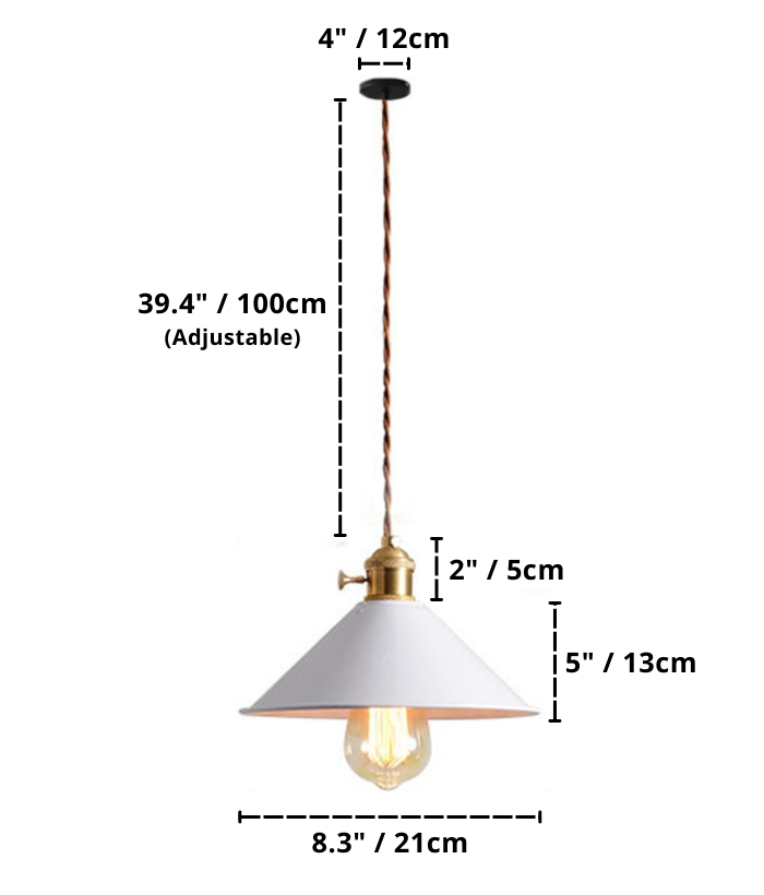 Vintique | Vintage industriële hanglamp - Hanglamp voor thuisdecoratie