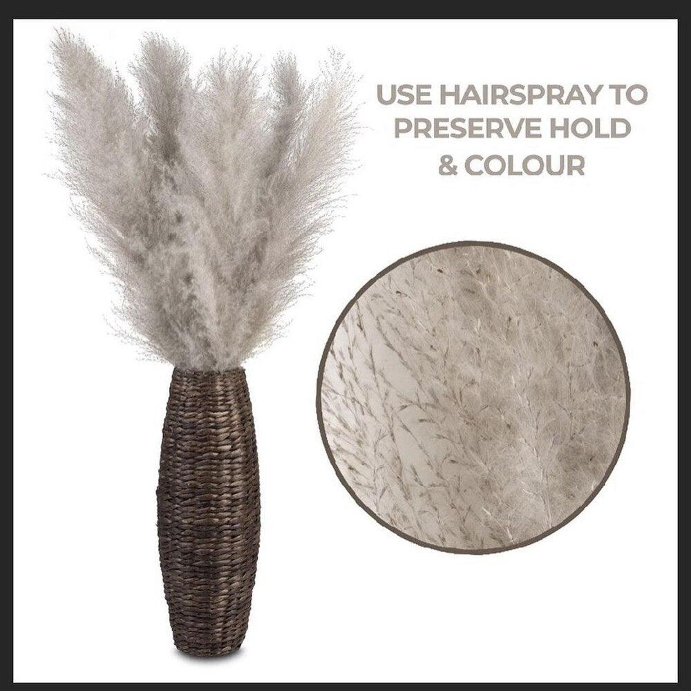 BohoFluff | Natuurlijk gedroogd pampagras boeket - Pluizig riet voor moderne Boho vaas & Woondecoratie