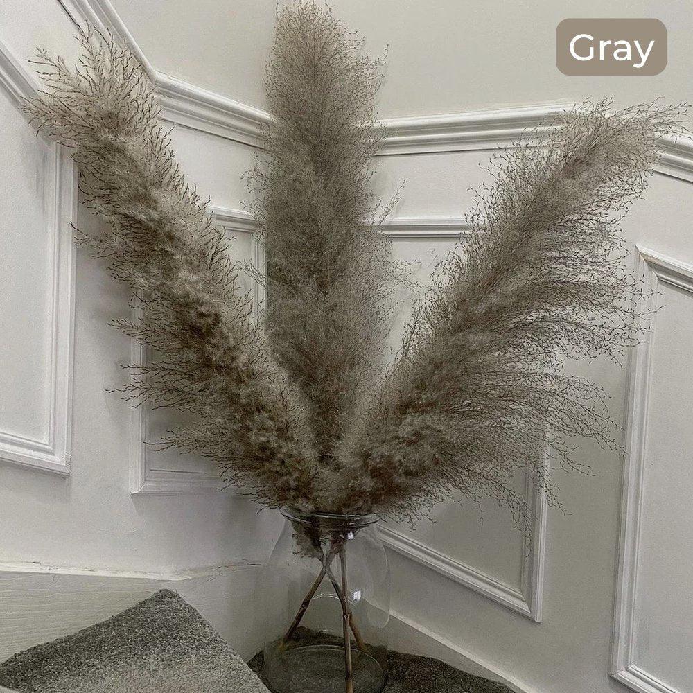 BohoFluff | Natuurlijk gedroogd pampagras boeket - Pluizig riet voor moderne Boho vaas & Woondecoratie