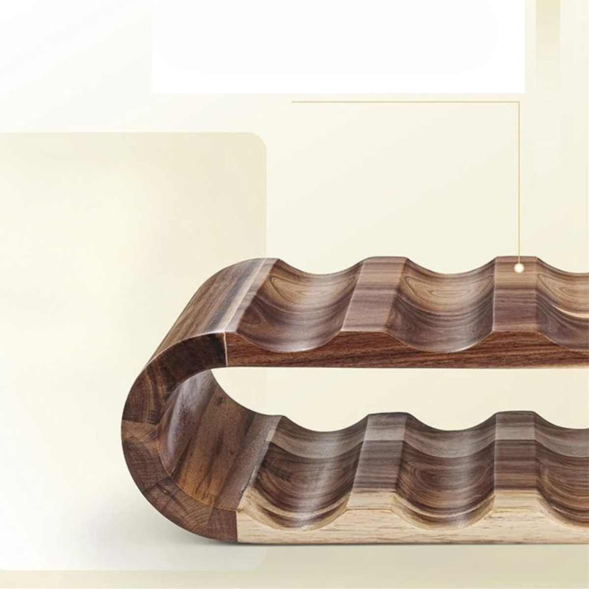 BottleNest | Houten wijnrek – Ruimtebesparende opbergorganizer voor flessen