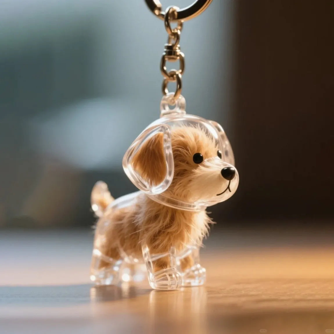 PawCharm | Hondvormige sleutelhanger als aandenken, gepersonaliseerd aandenken aan uw huisdier