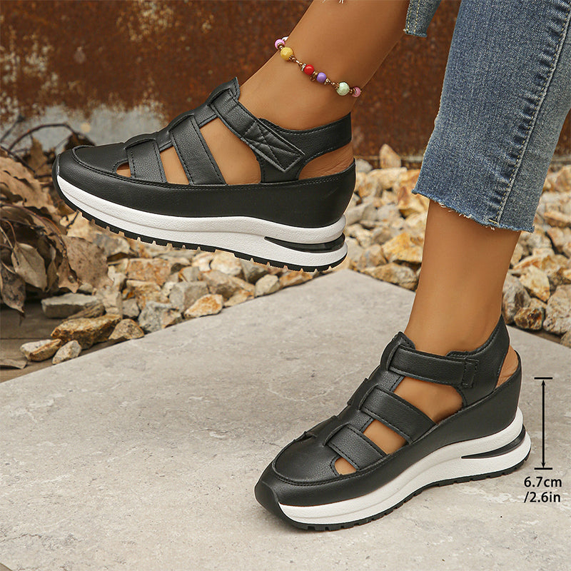 Calyra | Comfortabele Ondersteunende Sandalen – Verstelbare Klittenbandschoenen voor Wandelen