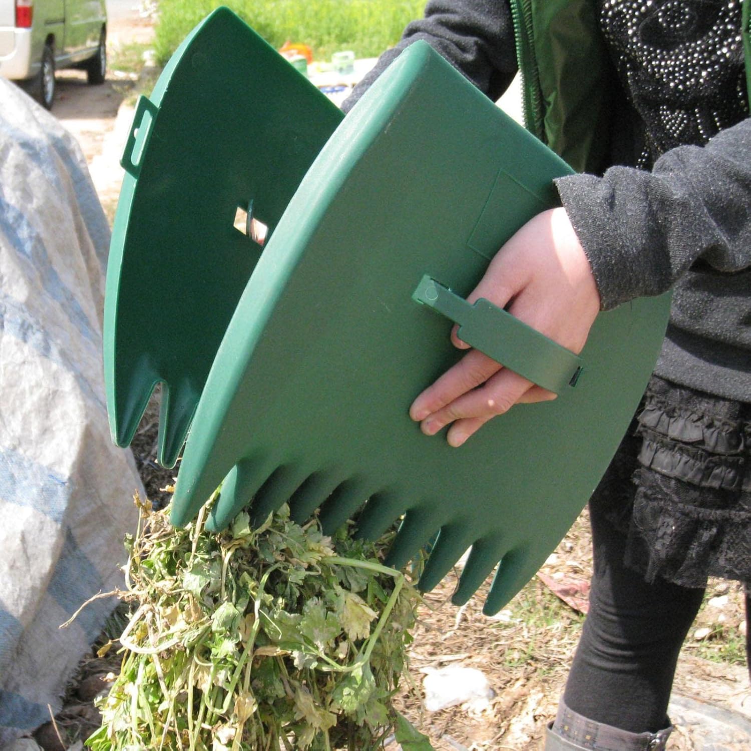 GardenGrip | Ergonomische tuinafvalverzamelaar – Efficiënt hulpmiddel voor het opruimen van bladeren, gras en tuinafval