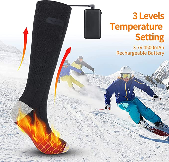 CozyFeet | Elektrische Verwarmde Sokken – Oplaadbare Warme Sokken voor Koude Winterdagen