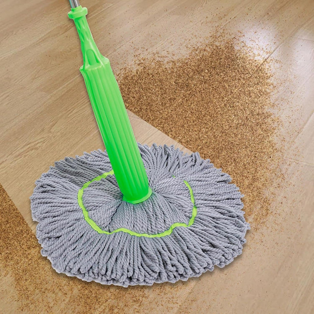 SpinDry | Handenvrije zelfoprollende mop - Easy Clean, microvezel mopkop