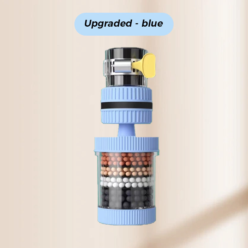 FlowPure | Waterfilter voor kraan – Op de kraan te monteren zuiveringsapparaat, spatwaterdicht