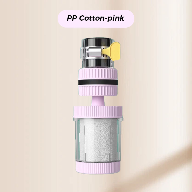 FlowPure | Waterfilter voor kraan – Op de kraan te monteren zuiveringsapparaat, spatwaterdicht