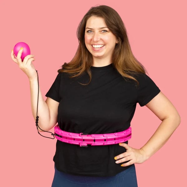 TwistFit | Gewogen hoelahoep voor fitness, training en core training – antislip, thuisworkout