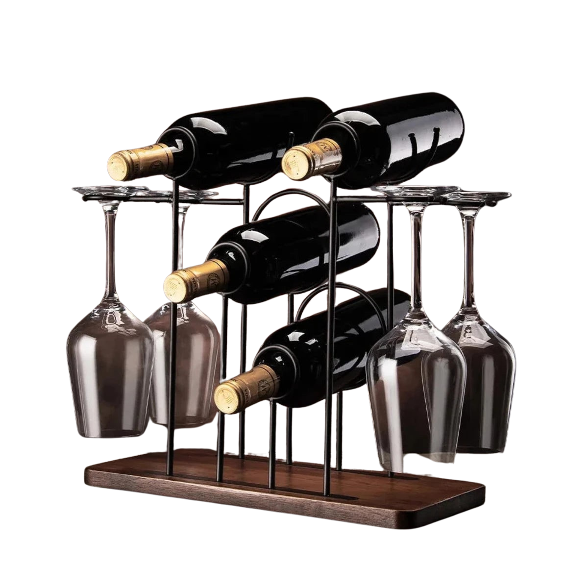 WineLoft | Stijlvol metalen wijnrek, moderne flessenpresentatie en duurzame opslag