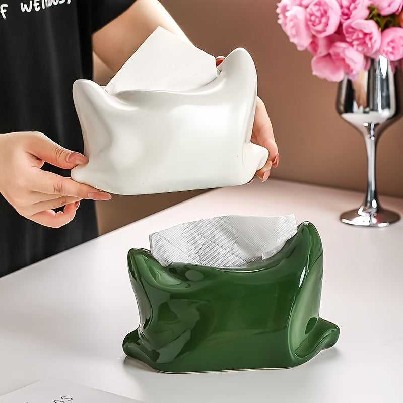 Tissura | Creatieve keramische tissuebox – elegante woondecoratie