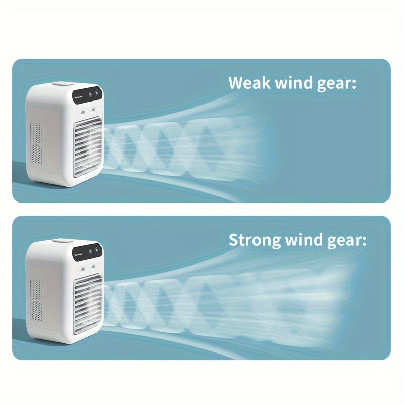 ChillAir | USB mini-airconditioningventilator - Draagbare Koude Ventilator & Nevelkoeling