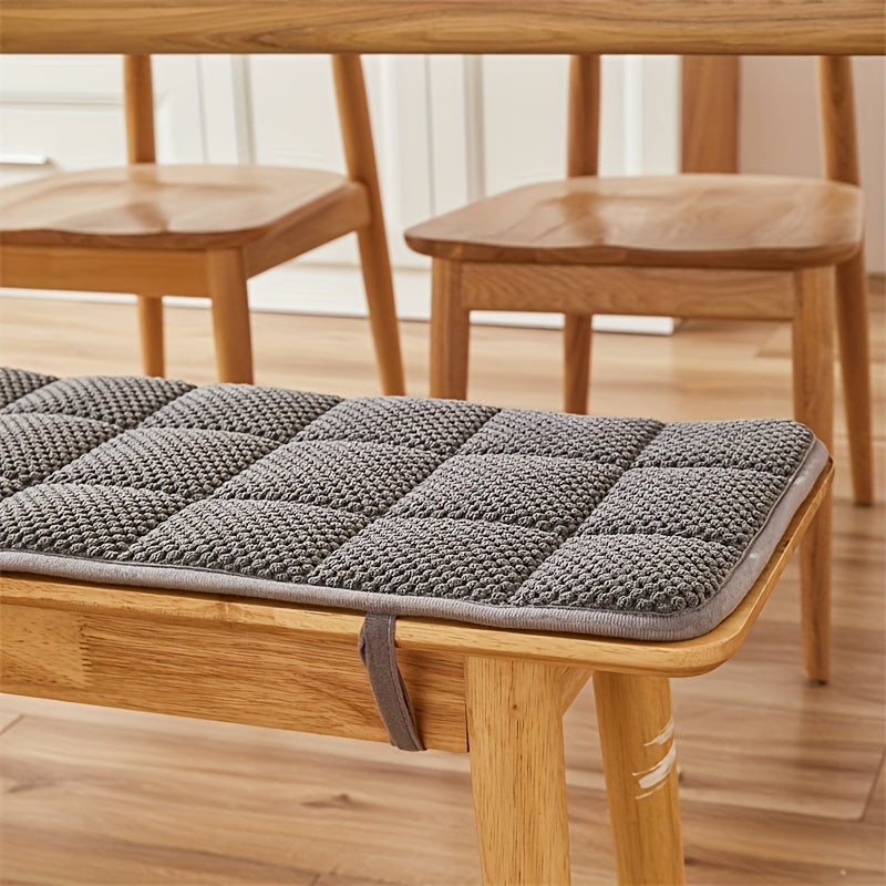 LineaSeat | Geometrisch Bankkussen – Verdikt Lang Zitkussen, Gewatteerd Stoelkussen