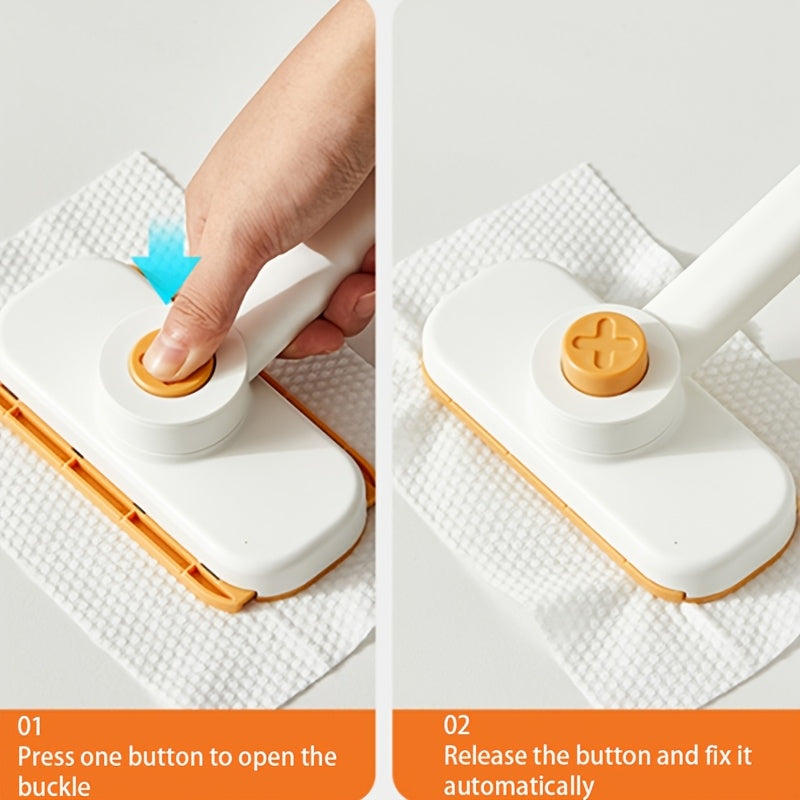 HygieMop | Roterende mop voor tissues en doeken – multifunctionele vloer-, wand- en tafelreiniger