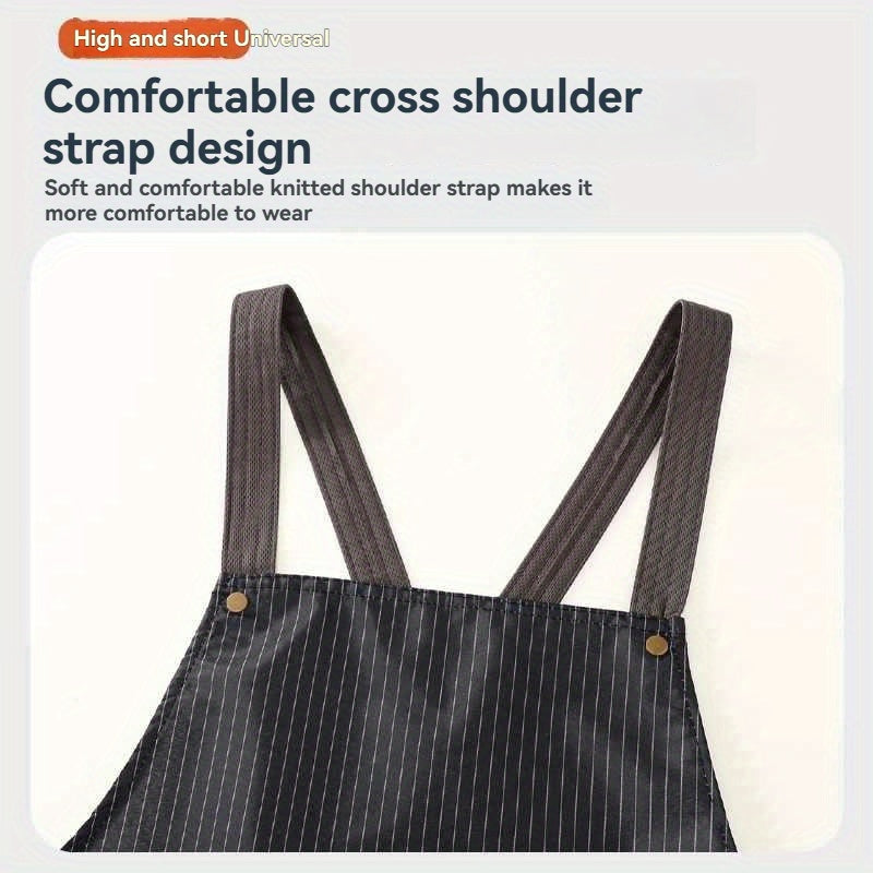 Apronix | Premium afneembare keukendoekschort – dik, absorberend, unisex voor koken, bakken en grillen