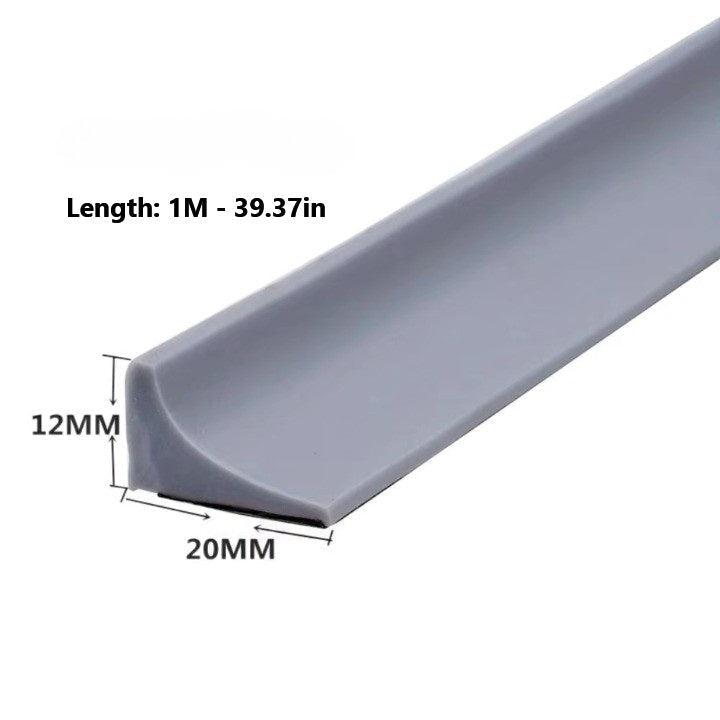 BarrierMate | Flexibele siliconen badkamerwaterstop – bescherming tegen lekken in douche en badkuip