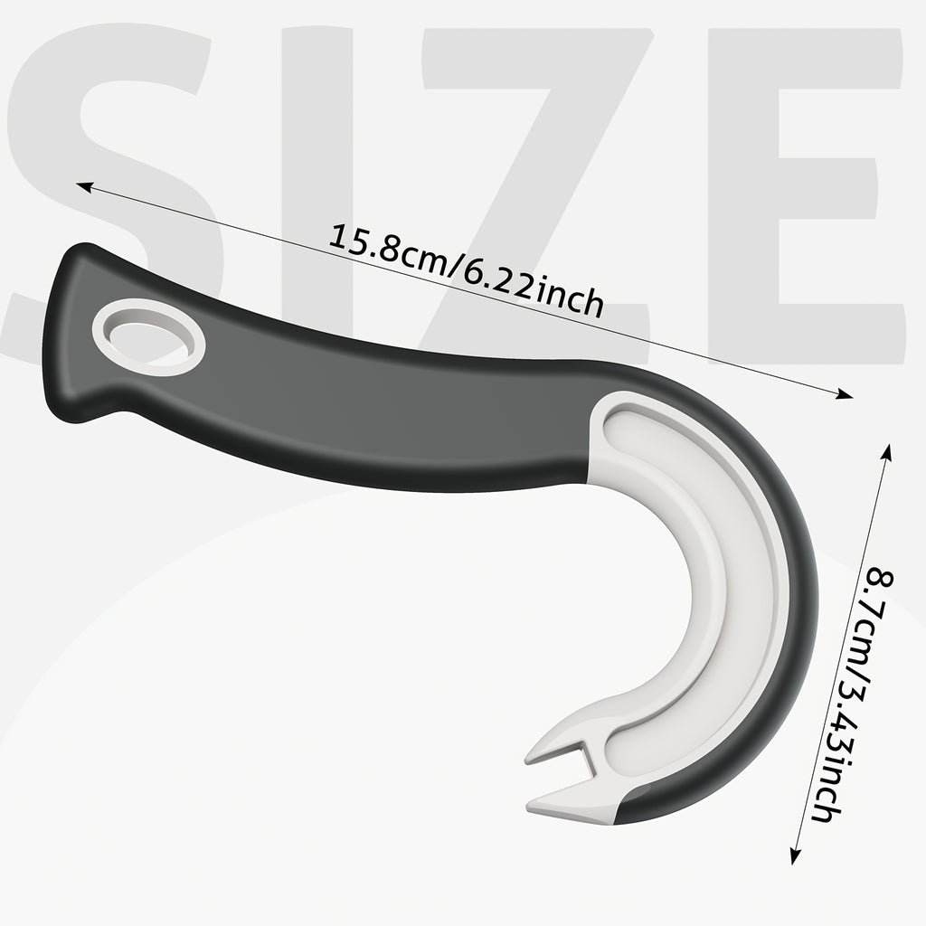 GripCan | Gemakkelijk vast te pakken blikopener met haak – Ergonomische duurzame handmatige blikopener