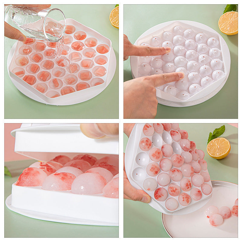 CoolBitz | Mini Ice Ball Mold Tray – Ice Cube Maker for Whiskey & Cocktails
