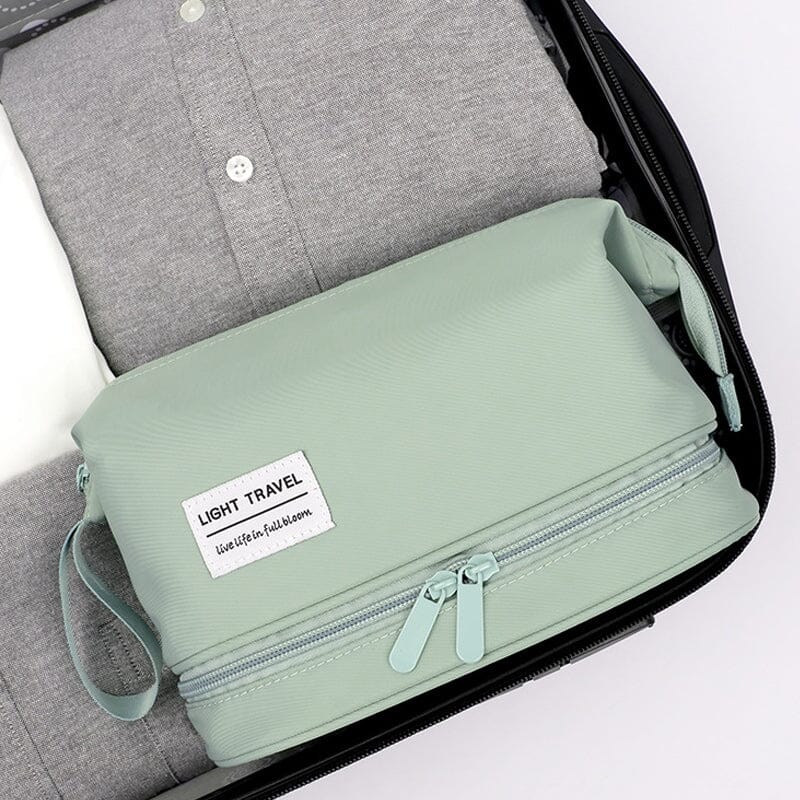 CapaciBag | Grote Waterdichte Toilettas - Ruime Oxford & Nylon Organiser met Droog/Nat Scheiding