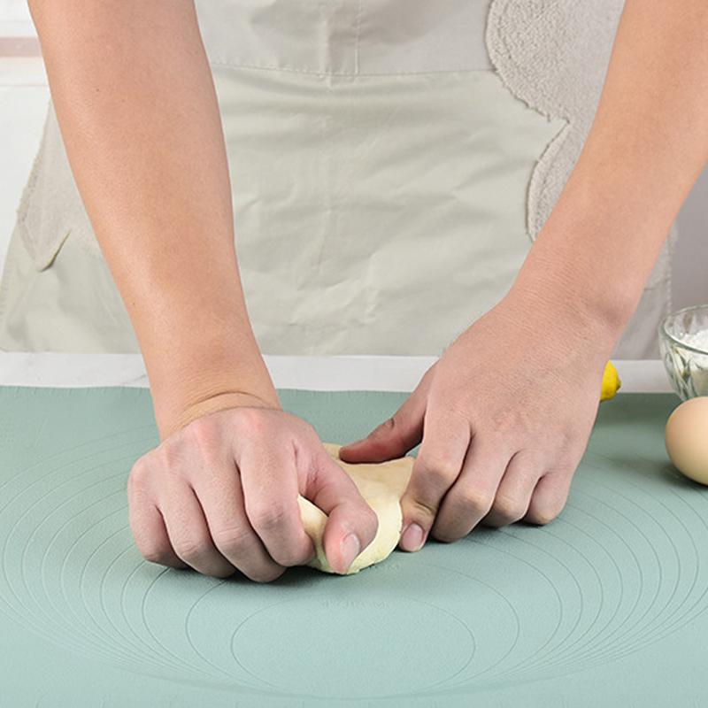 DoughMap | Extra grote siliconen bakmat met maataanduidingen – antiaanbak bakmat