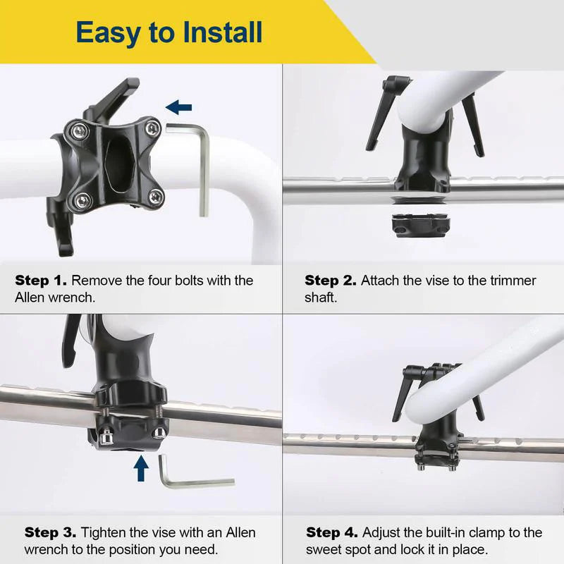 ErgoTrim | Ergonomische Handgreepverlenging voor Trimmer – Verstelbare Trimmergreep