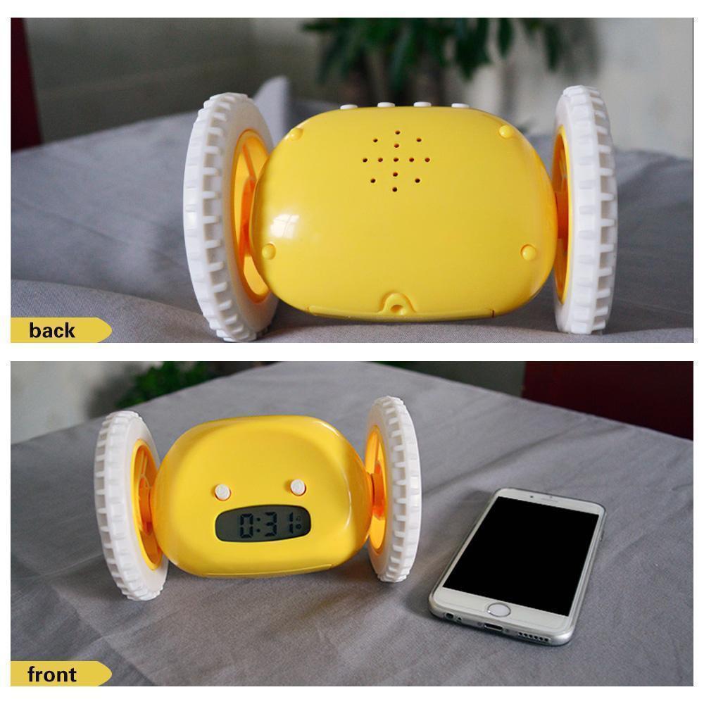 DashAlarm | Weggelopen wekker op wieltjes – Luide mobiele wekker, rollende snooze-stopper voor zware slapers