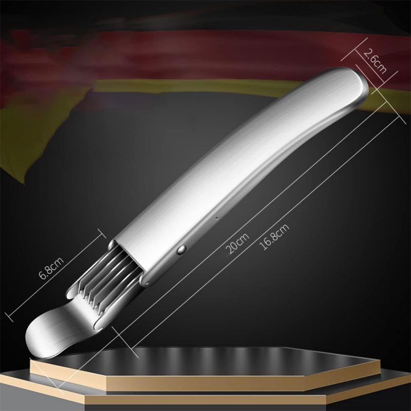 GrateFlow | Roestvrijstalen keukenrasp – multifunctionele groente- en kaassnijder