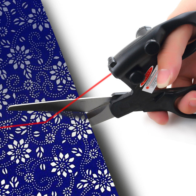 LaserSnip | Lasergeleide schaar - Precisiesnijgereedschap voor knutselen, naaien en kantoorgebruik